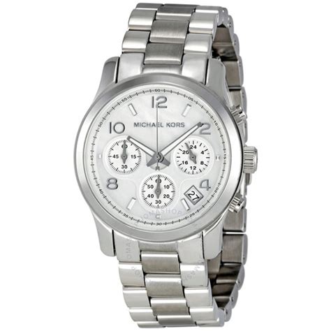 Michael Kors Chronograph Quartz White Mother of Pearl Dial